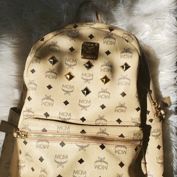 Real MCM Limited Edition Leather Backpack - Picture 1 of 3